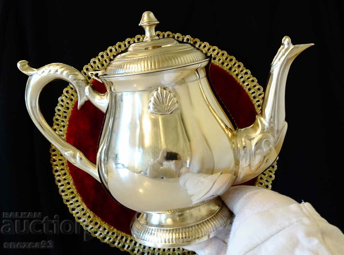 Bronze jug, teapot, 1 L, 940 g, unique relief - 6 Bronze jug, teapot, 1 L, 940 g, unique relief - 6