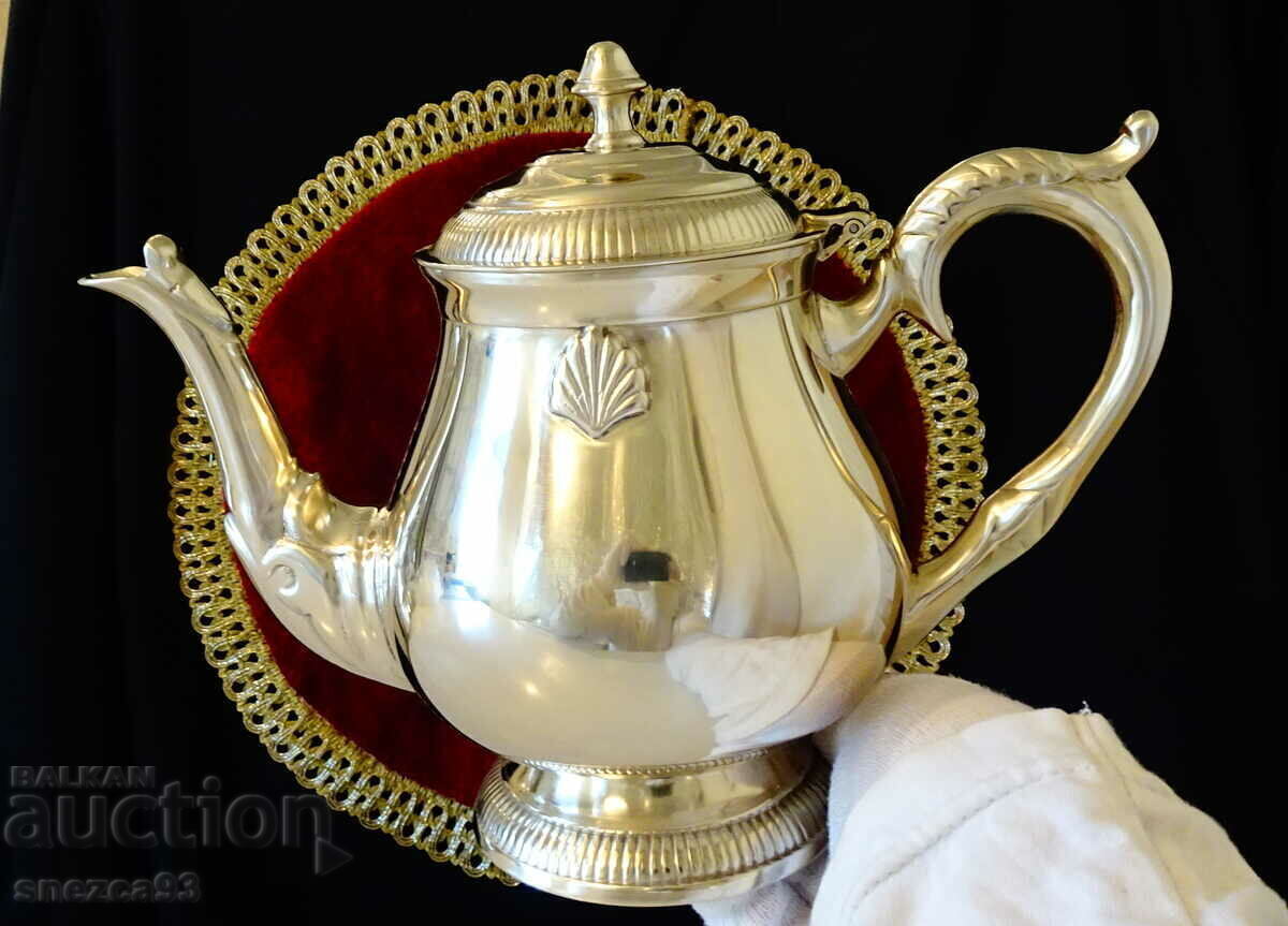 Bronze jug, teapot, 1 L, 940 g, unique relief - 7 Bronze jug, teapot, 1 L, 940 g, unique relief - 7