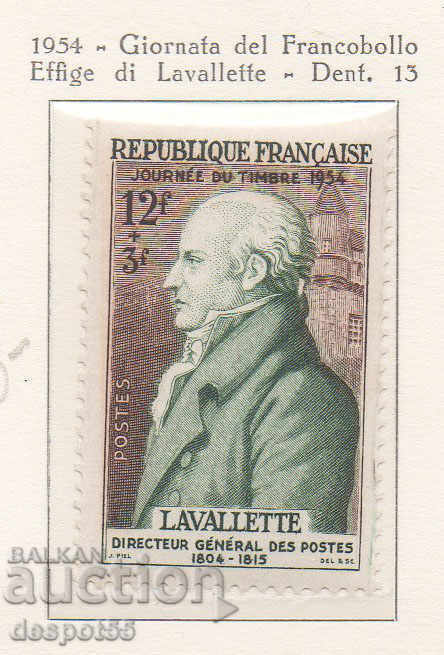 1954. France. Postal Stamp Day. Charitable 1954. France. Postal Stamp Day. Charitable