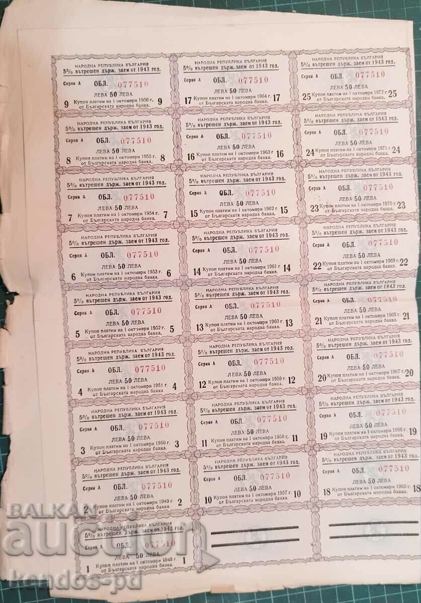 Old bond. with price 14.90 BGN | € 7.62 Old bond. with price 14.90 BGN | € 7.62