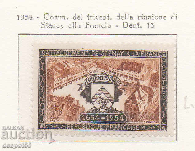1954. France. The 300th anniversary of Stenai.