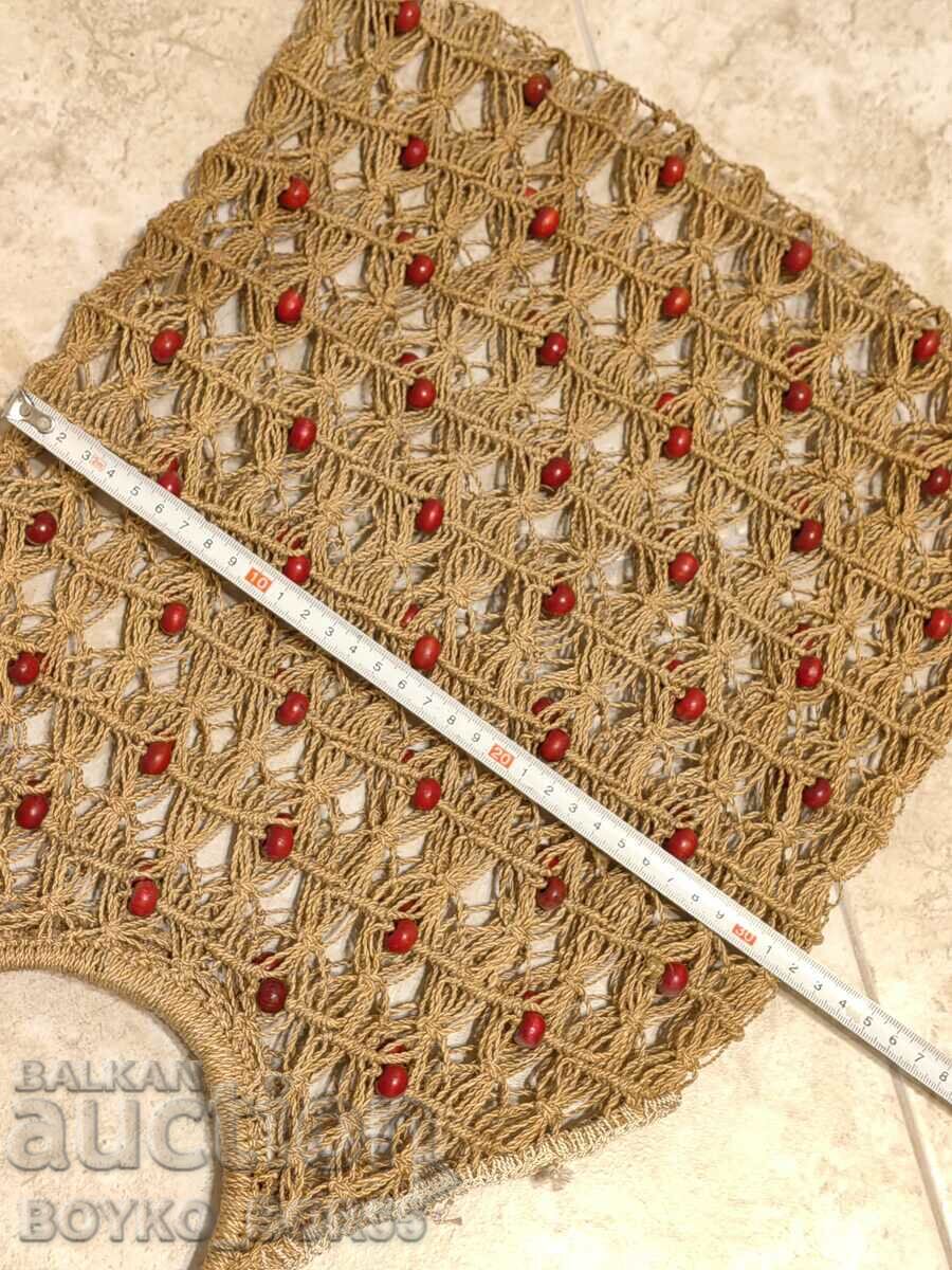 Auction Beautiful Social Shopping Bag from Natural Materials Auction Beautiful Social Shopping Bag from Natural Materials