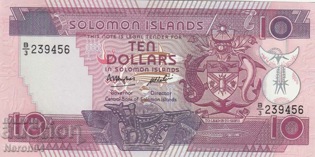 10 долара 1986, Соломонови острови