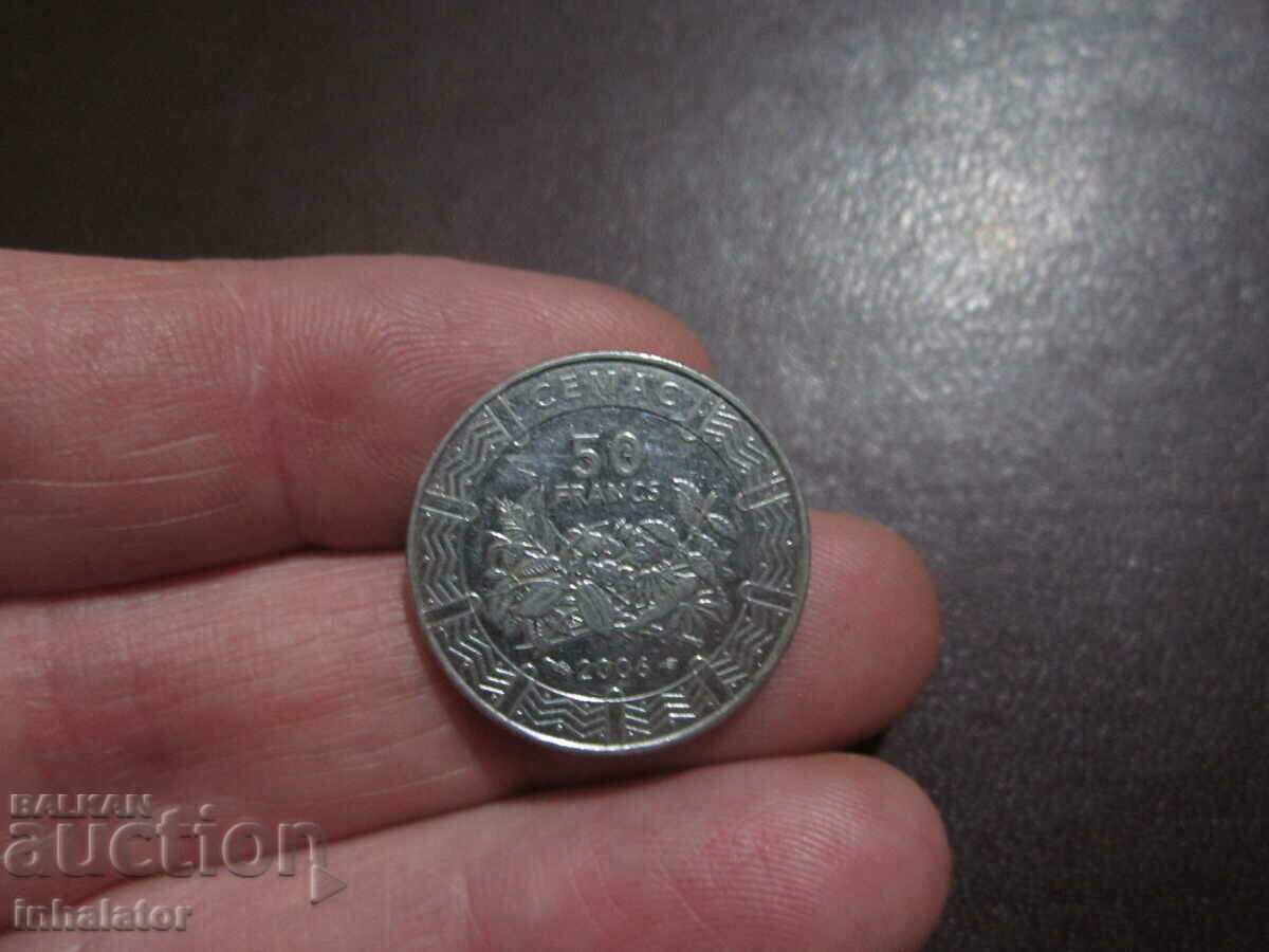 Central Africa 50 francs 2006