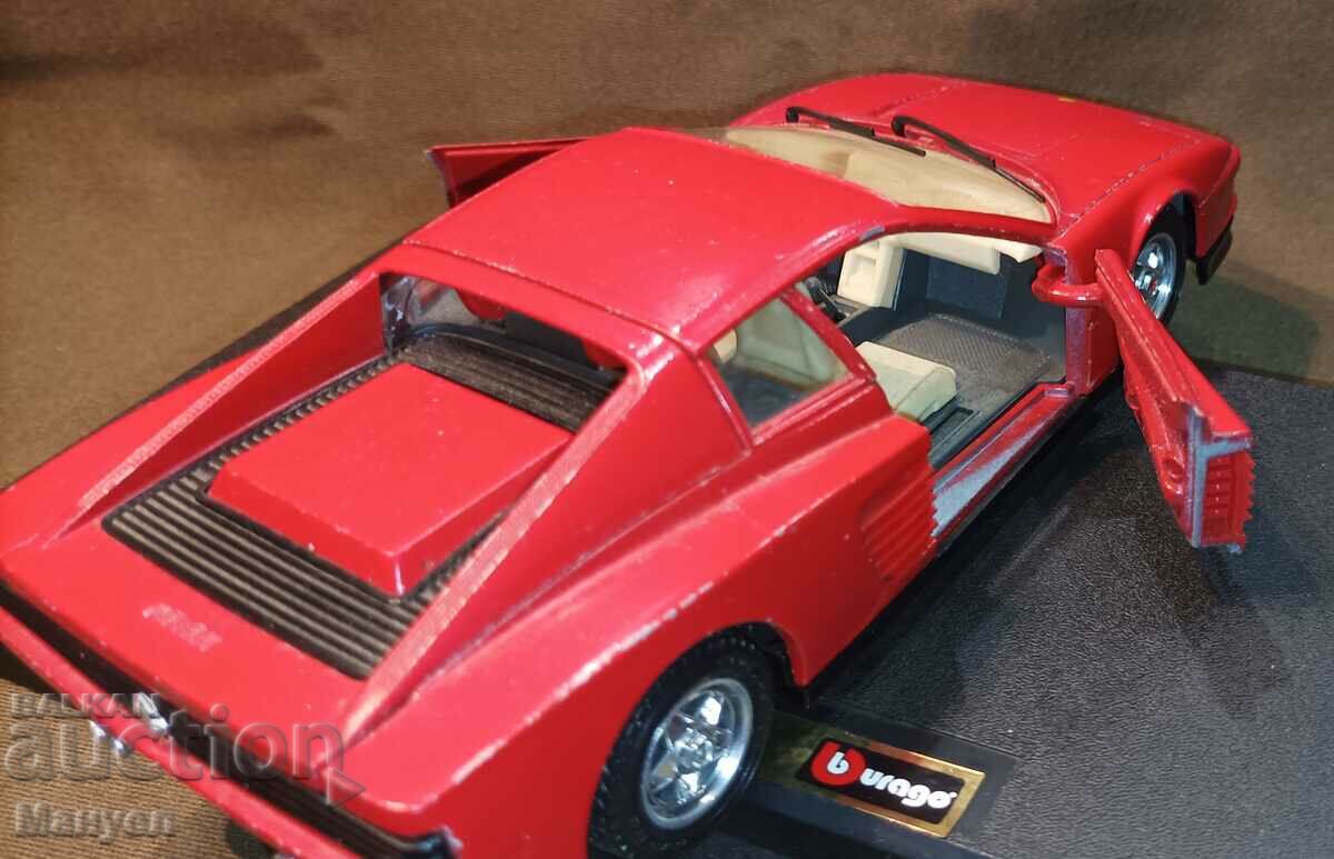 Аукцион Burago 1:24 1984 Ferrari Testarossa. By Аукцион Burago 1:24 1984 Ferrari Testarossa. By