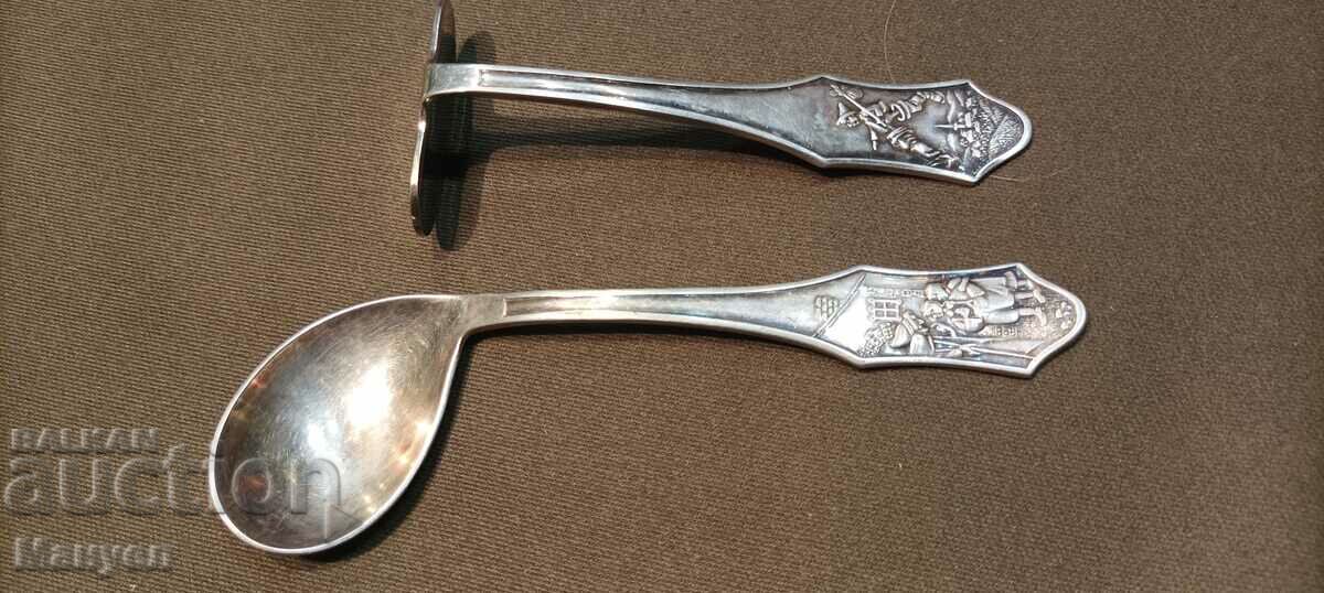 Old children's cutlery "BERNDORF". - 5 Old children's cutlery "BERNDORF". - 5