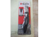 "WÜRTH" model knife with trapezoidal blade and bit holder