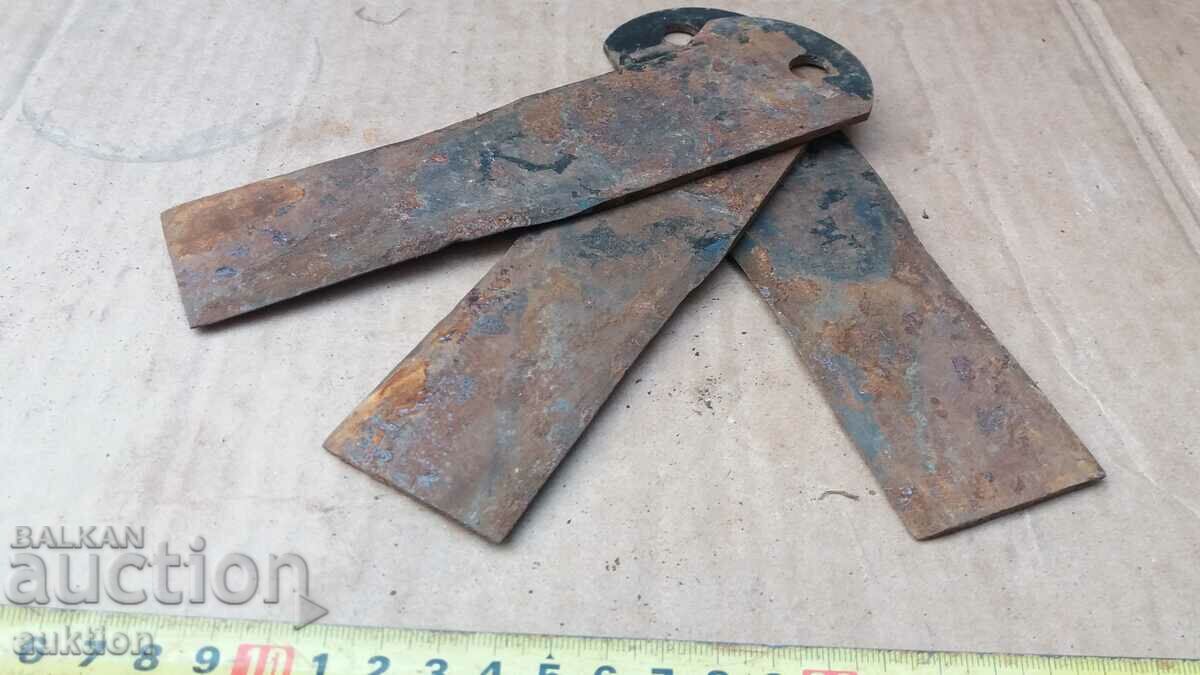 STEELIZED KNIVES, CUTTERS WITH MARKING 3 PCS - 6 STEELIZED KNIVES, CUTTERS WITH MARKING 3 PCS - 6