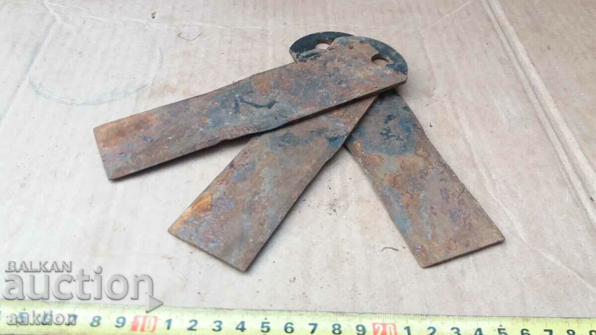 STEELIZED KNIVES, CUTTERS WITH MARKING 3 PCS - 7 STEELIZED KNIVES, CUTTERS WITH MARKING 3 PCS - 7