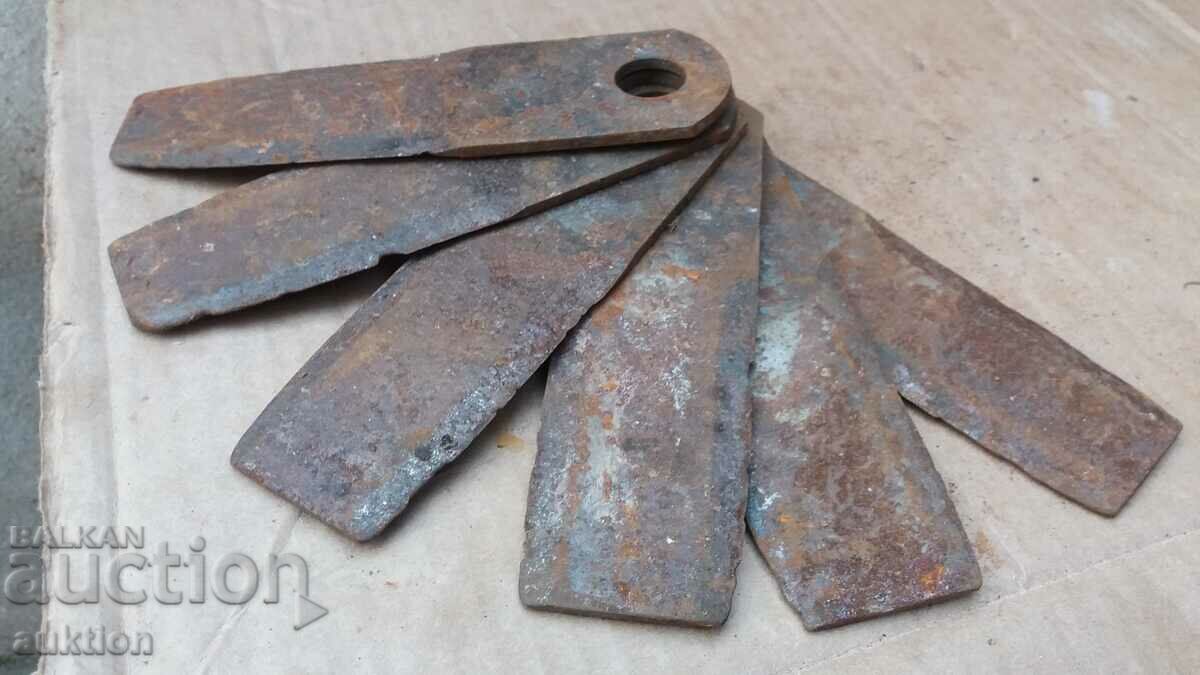 СТОМАНИЗИРАНИ НОЖОВЕ, СЕКАЧИ С МАРКИРОВКА 6 БРОЯ - 7 СТОМАНИЗИРАНИ НОЖОВЕ, СЕКАЧИ С МАРКИРОВКА 6 БРОЯ - 7