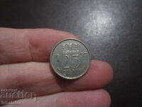1955 25 cents Netherlands