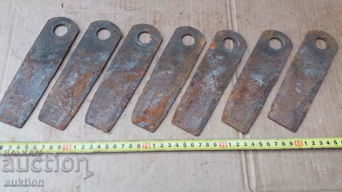 STEELIZED KNIVES, CUTTERS WITH MARKING 7 PCS
