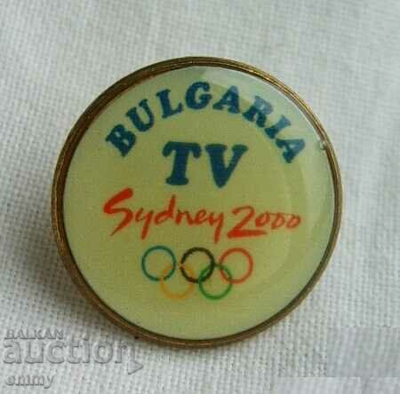 Insignă Reporteri TV bulgari Jocurile Olimpice de la Sydney din 2000