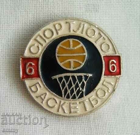 Badge basketball Sport toto USSR