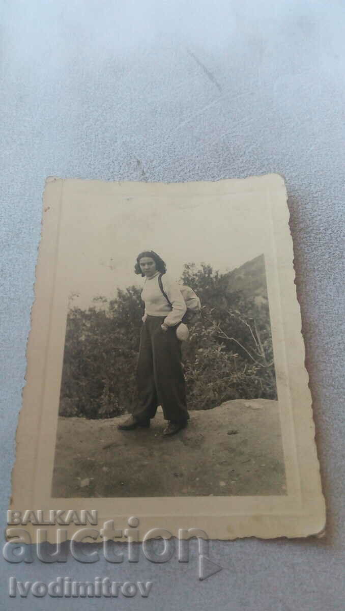 Photo Sofia A young woman in the mountains 1938