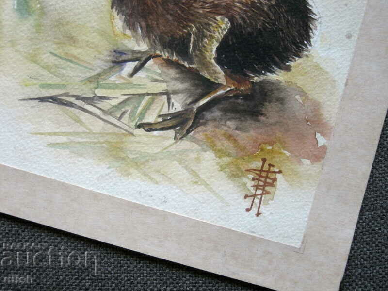 2002 Momchil Zikov - Gardzeto - watercolor signed with price 80.00 BGN | € 40.90