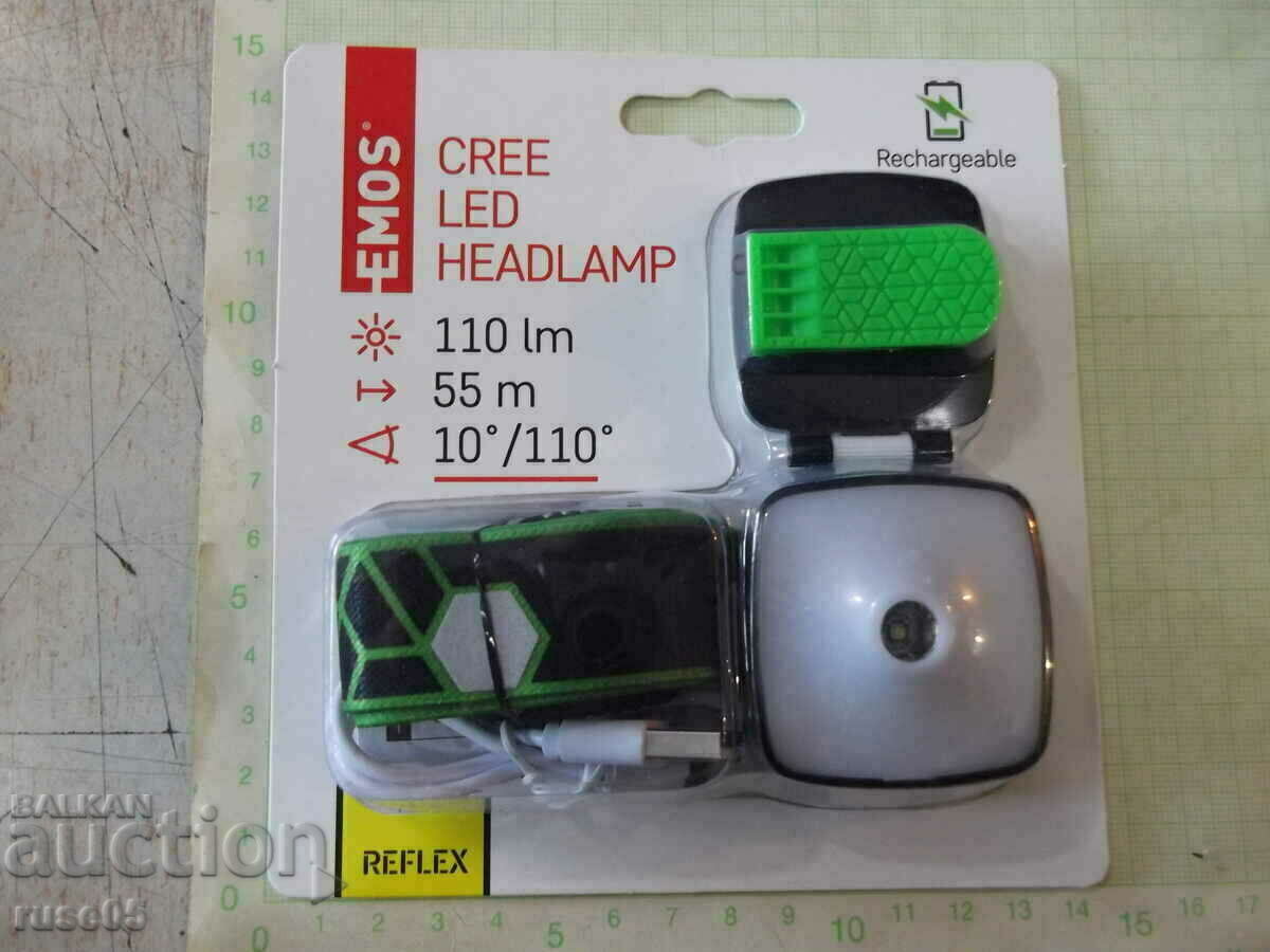 Far "CREE LED HEADLAMP 3B1 EMOS P3535" reîncărcabil nou - 6