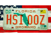 Placă de înmatriculare SUA Placă FLORIDA