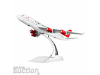 Боинг 747 самолет модел макет Virgin Atlantic метален B747