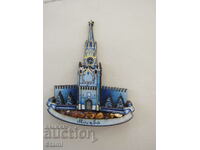 Authentic wooden 3D magnet from Moscow, Russia-series-