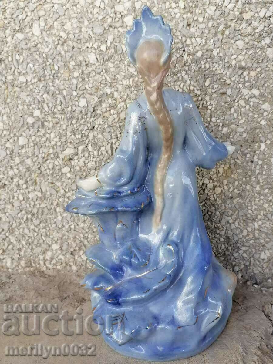 Auction Porcelain figure 25 cm plastic statuette porcelain USSR Auction Porcelain figure 25 cm plastic statuette porcelain USSR