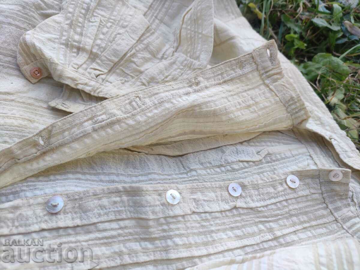 Auction Dress shirt made of old chaise Auction Dress shirt made of old chaise