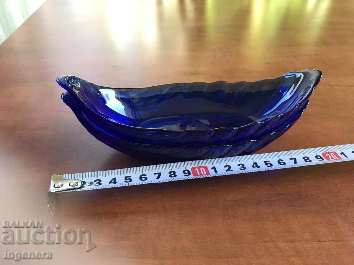 DISH PLATE BOWL OVAL GLASS RELIEF COLOR FROM SOTCA-2 PCS - 5