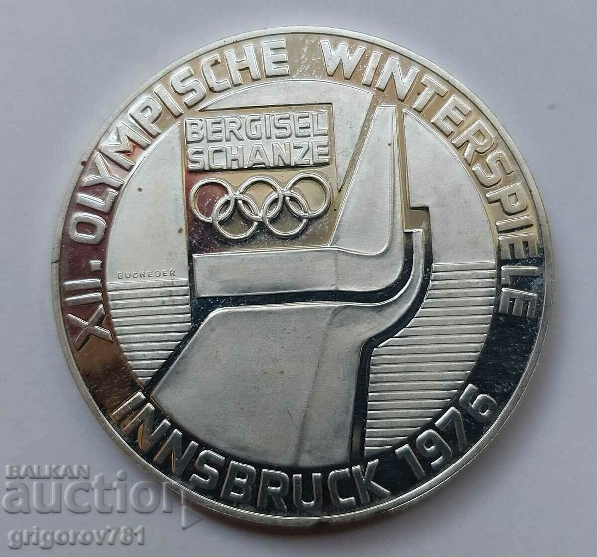 100 шилинга сребро пруф Австрия 1976 - сребърна монета #4