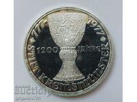 100 шилинга сребро пруф Австрия 1977 - сребърна монета #9