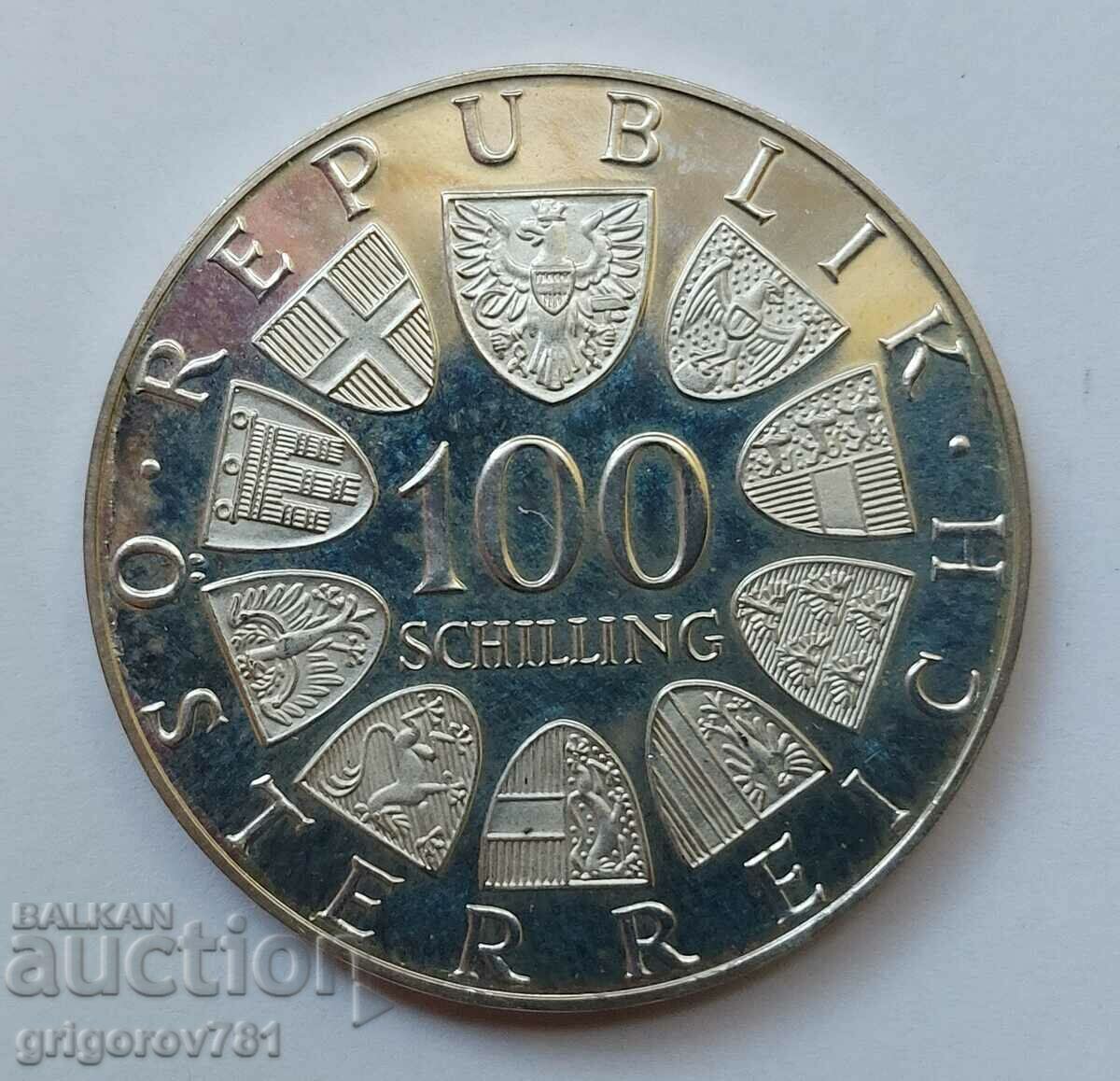100 de Shillings Argint Proof Austria 1979 - Moneda de argint #13 cu preț € 21.47 | 41.99 BGN