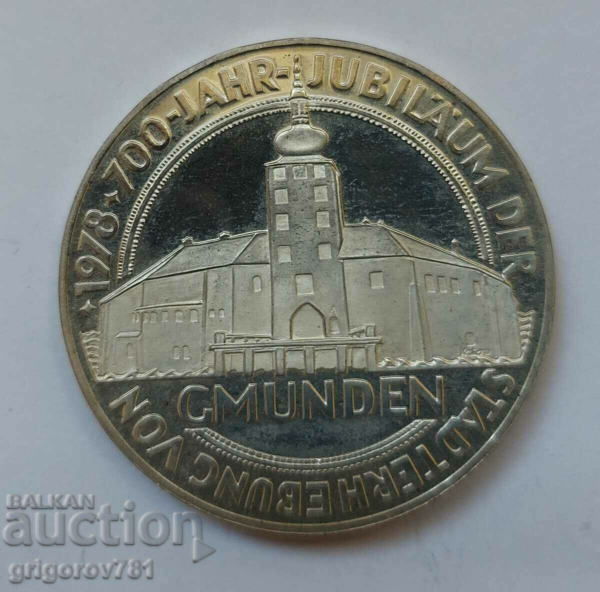 100 шилинга сребро пруф Австрия 1978 - сребърна монета #14