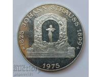 100 Shillings Silver Proof Austria 1975 - Silver Coin #16