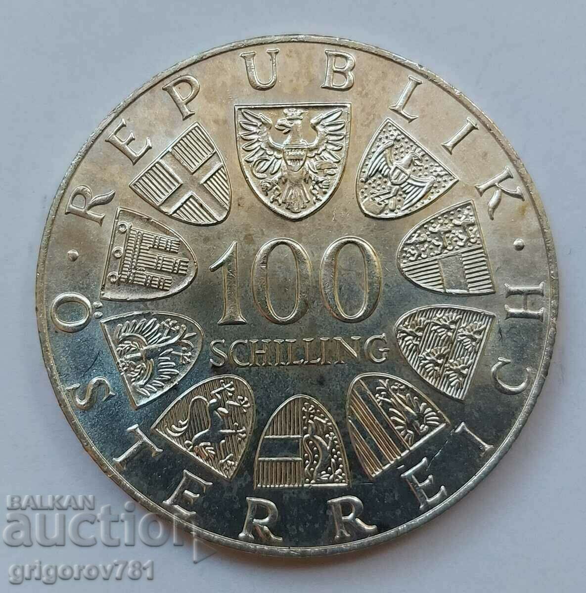 100 șilingi argint Austria 1976 - Moneda de argint #24 cu preț € 21.47 | 41.99 BGN