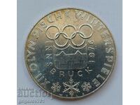 100 шилинга сребро Австрия 1976 - сребърна монета #24