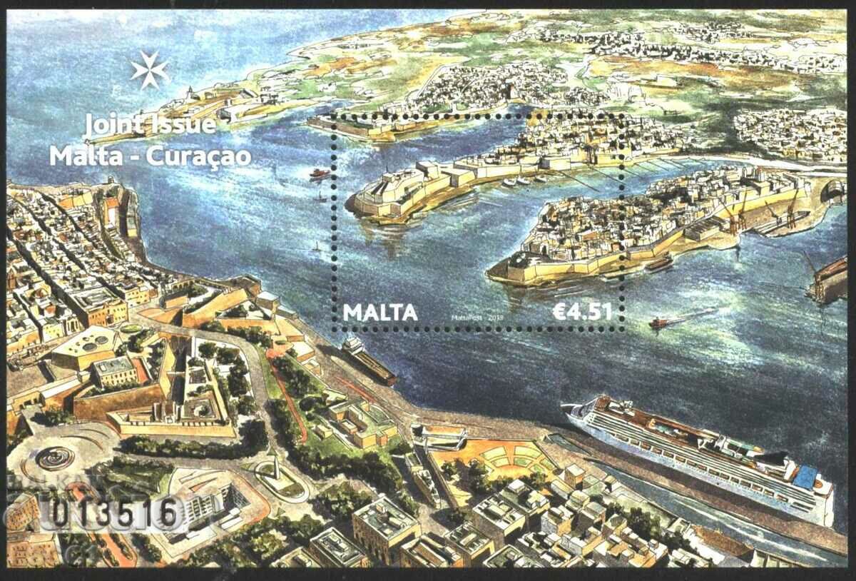 Чист блок Съвместно издание Малта - Кюрасао 2013 от Малта