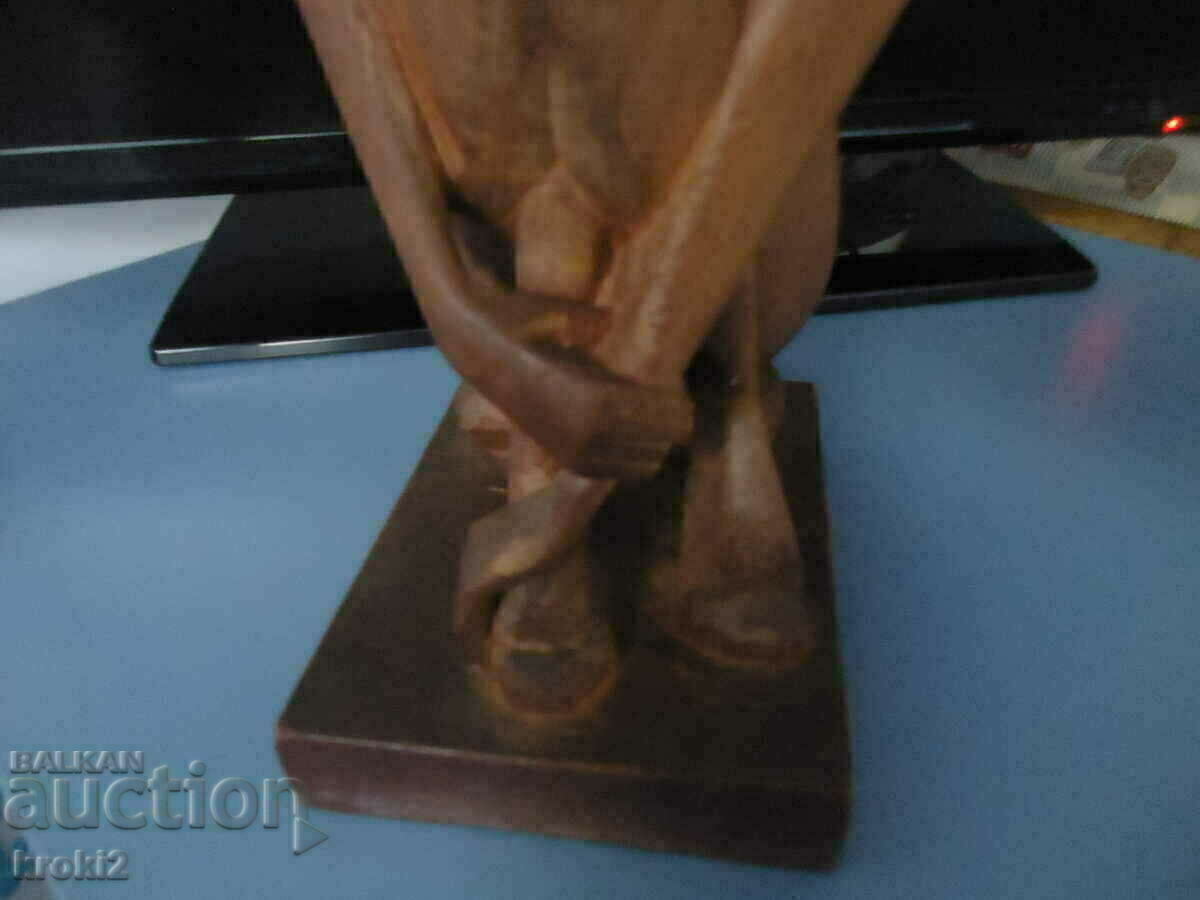 Παλιά ξύλινη φιγούρα αγαλματίδιο ξυλογλυπτική αφηρημένη ερωτική - 6 Παλιά ξύλινη φιγούρα αγαλματίδιο ξυλογλυπτική αφηρημένη ερωτική - 6