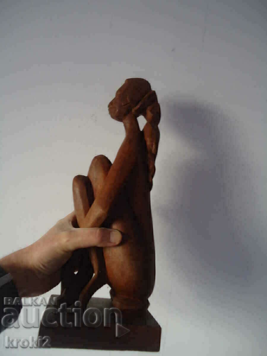 Παλιά ξύλινη φιγούρα αγαλματίδιο ξυλογλυπτική αφηρημένη ερωτική - 7 Παλιά ξύλινη φιγούρα αγαλματίδιο ξυλογλυπτική αφηρημένη ερωτική - 7