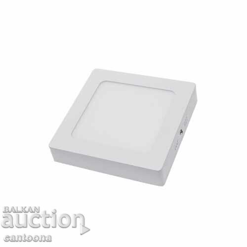 LED panel for outdoor installation, square, 6 W with driver