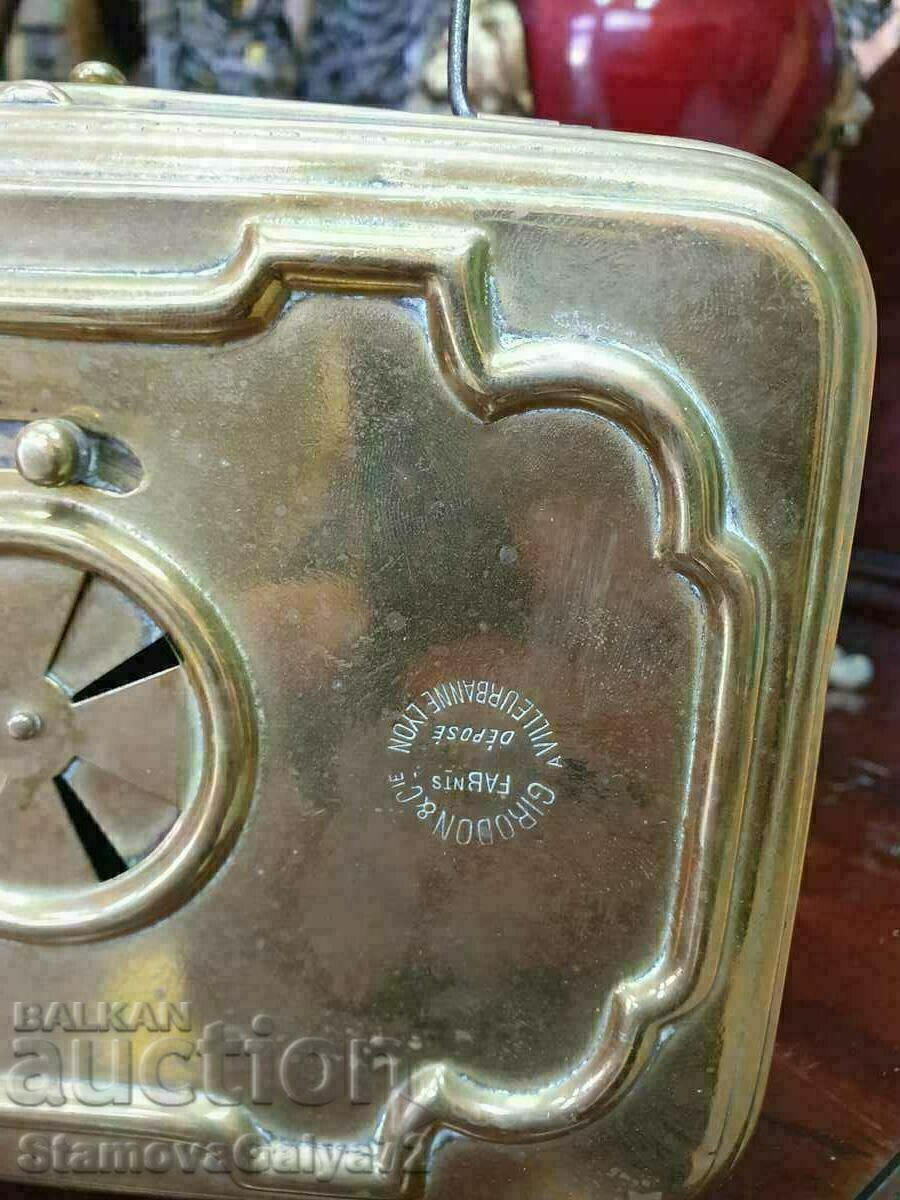 Antique French Brass Foot Warmer - Girodon&Sie with price 77.00 BGN | € 39.37