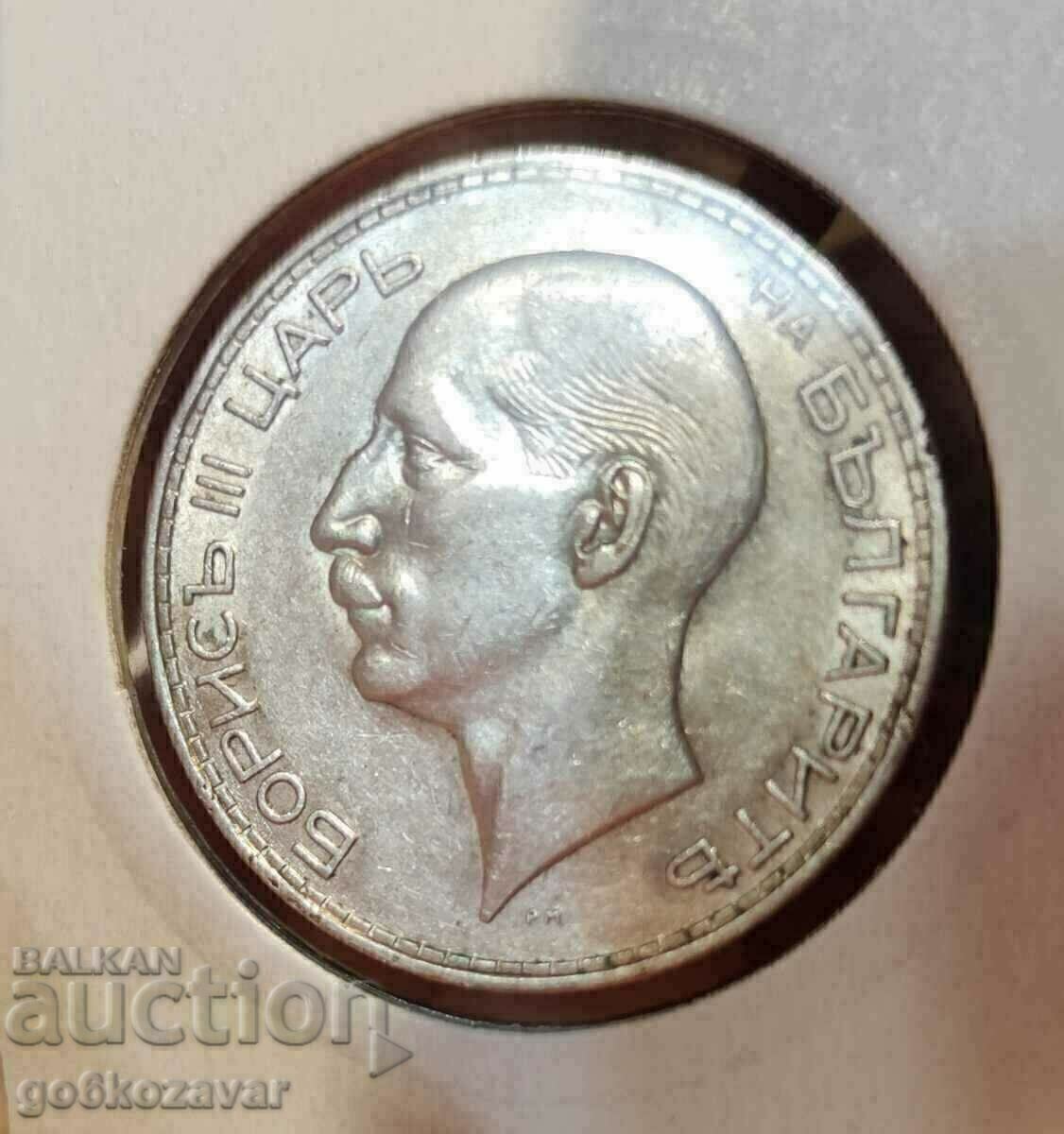 Licitație Bulgaria 100 BGN argint 1937. Frumoasă monedă pentru colecție!
