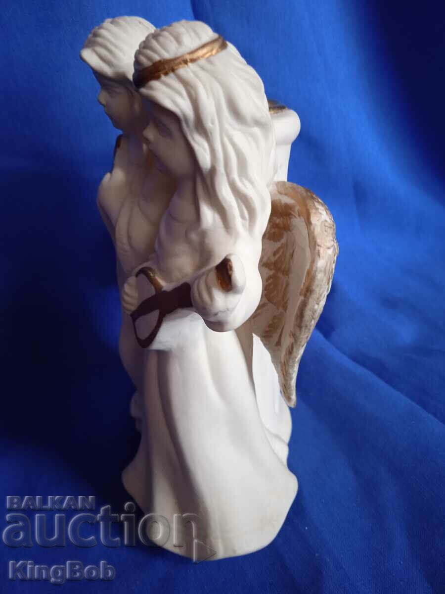 Delivery of EXCELLENT VINTAGE PORCELAIN CANDLE HOLDER "ANGELS" Delivery of EXCELLENT VINTAGE PORCELAIN CANDLE HOLDER "ANGELS"