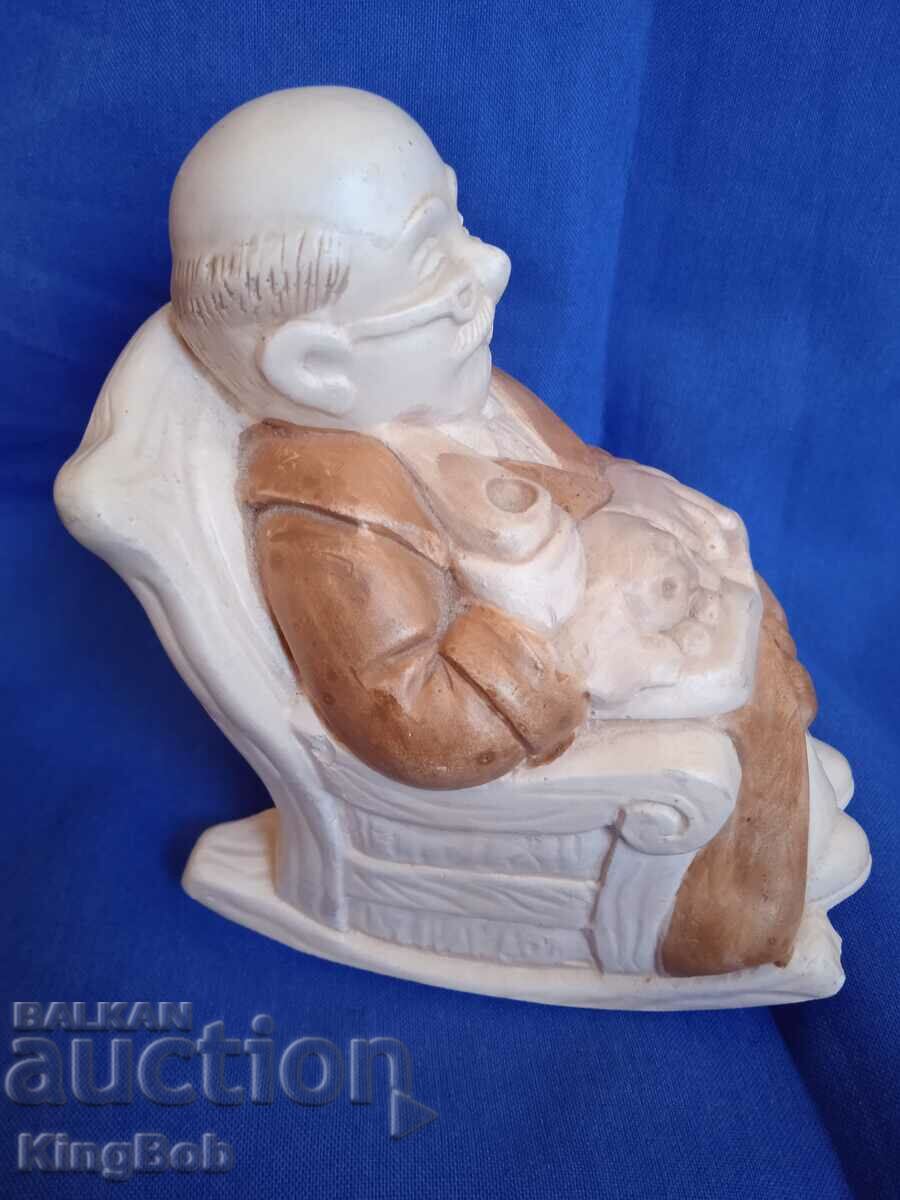 EXCELLENT VINTAGE GRANDPA IN A ROCKING CHAIR FIGURE with price 7.00 BGN | € 3.58