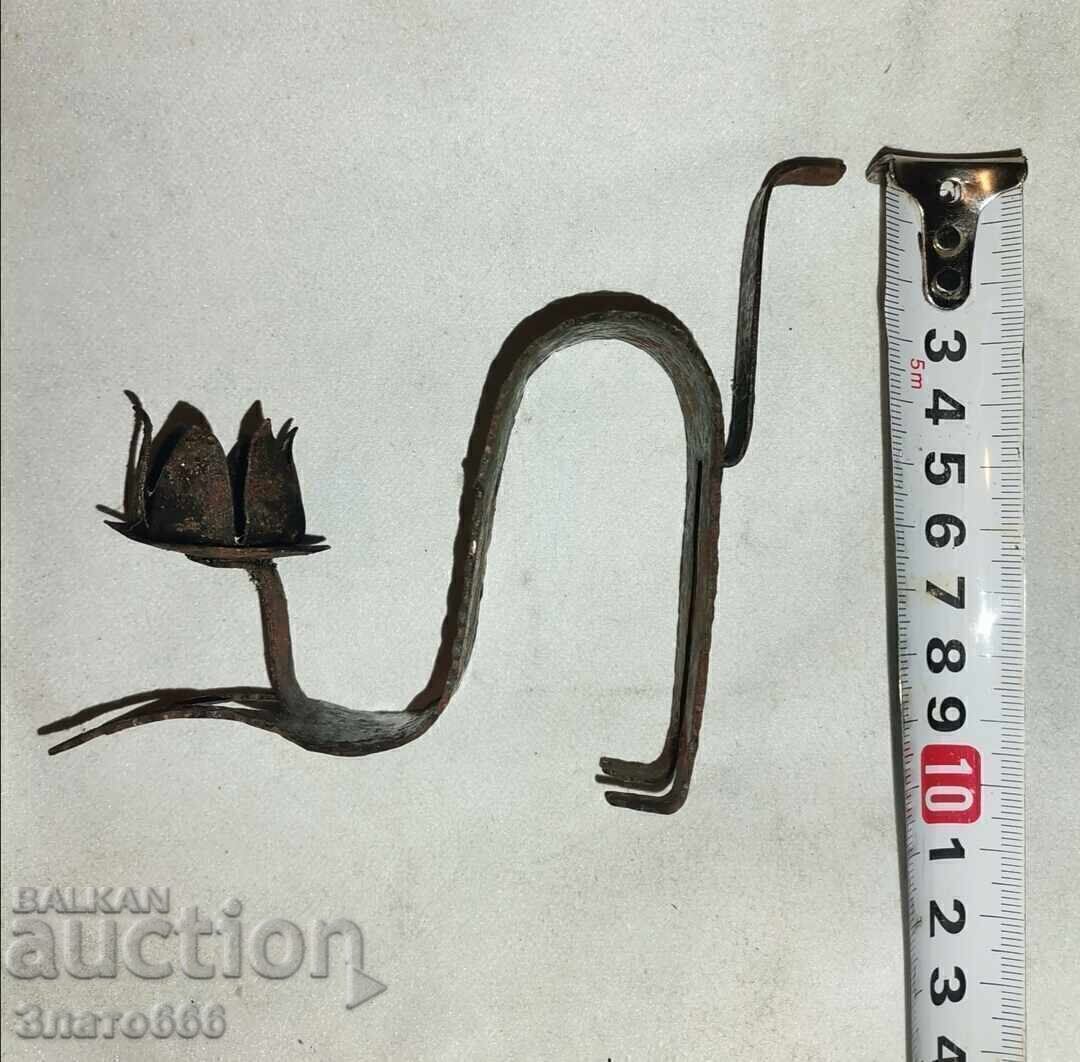 Old metal candlestick cat with price 6.00 BGN | € 3.07 Old metal candlestick cat with price 6.00 BGN | € 3.07