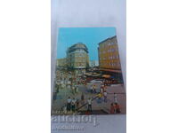 Пощенска картичка Варна Центърът на града 1983