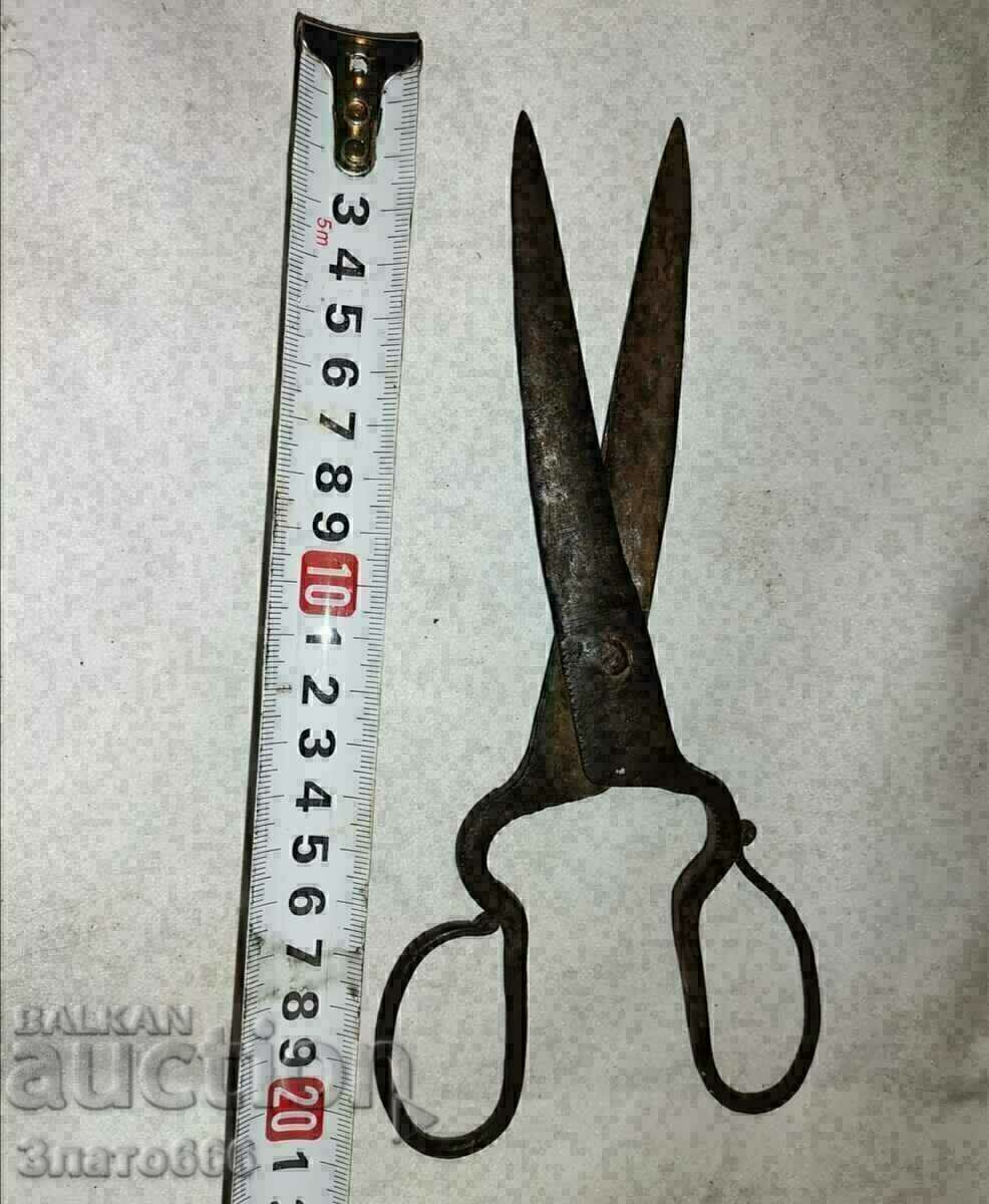 Very old forged scissors