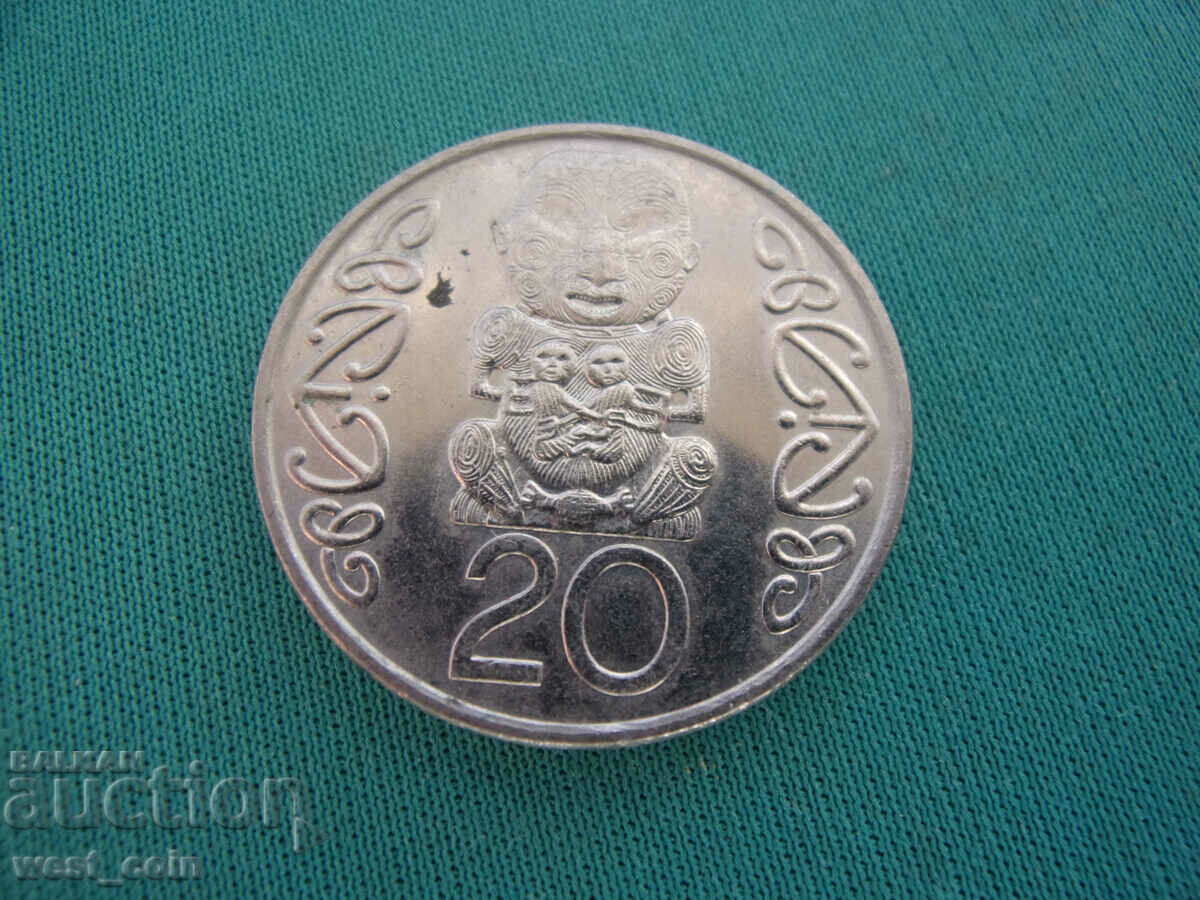 Noua Zeelandă 20 Cent 1990