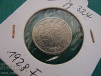 Weimar - Germania 50 Pfennig 1928 F