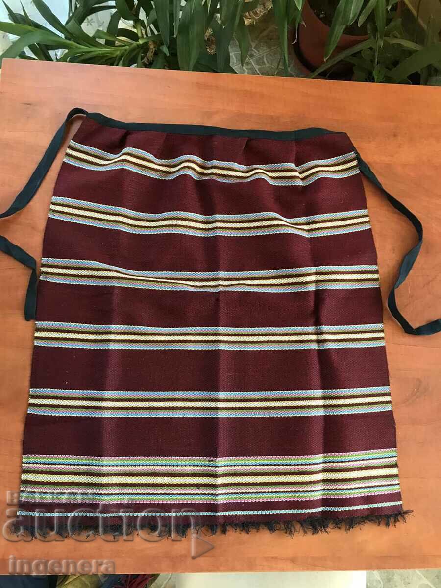 APRON WOOL AND COTTON WOVEN ANTIQUE ETHNIC NEW
