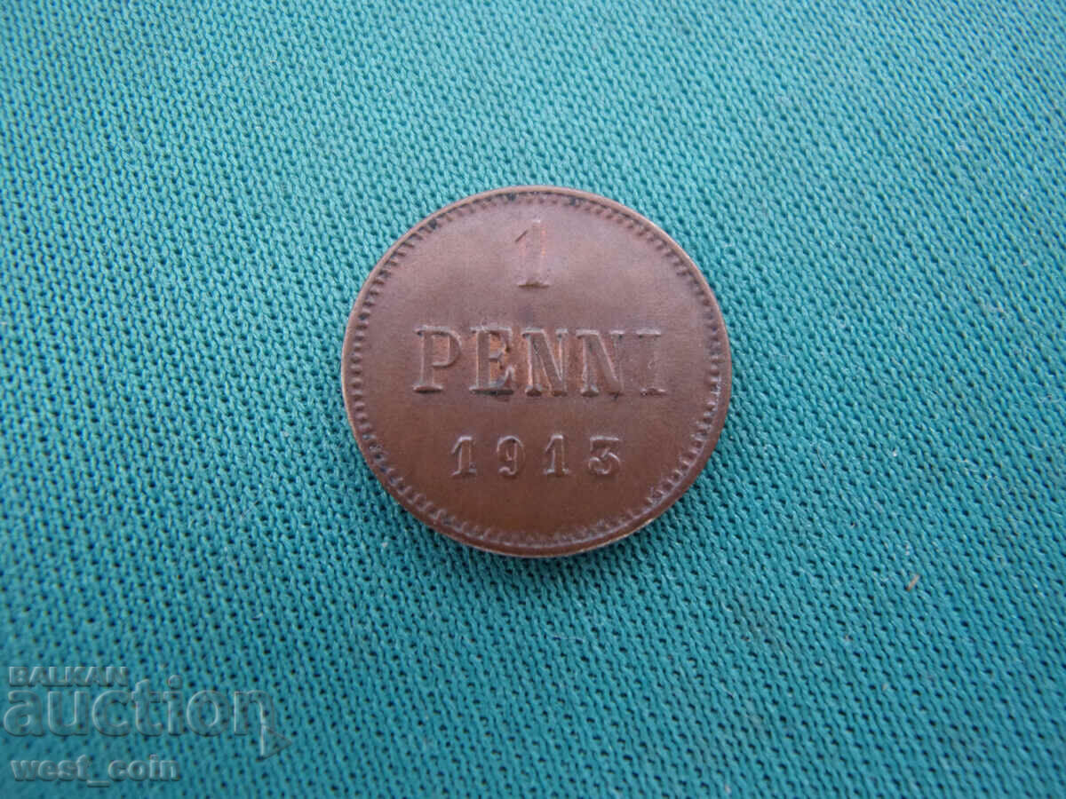 Rusia 1 penny 1913