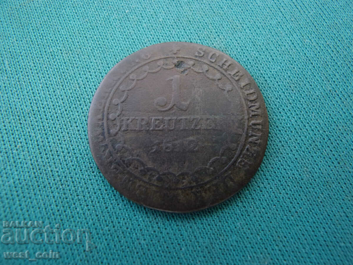 Austria 1 Kreuzer 1812